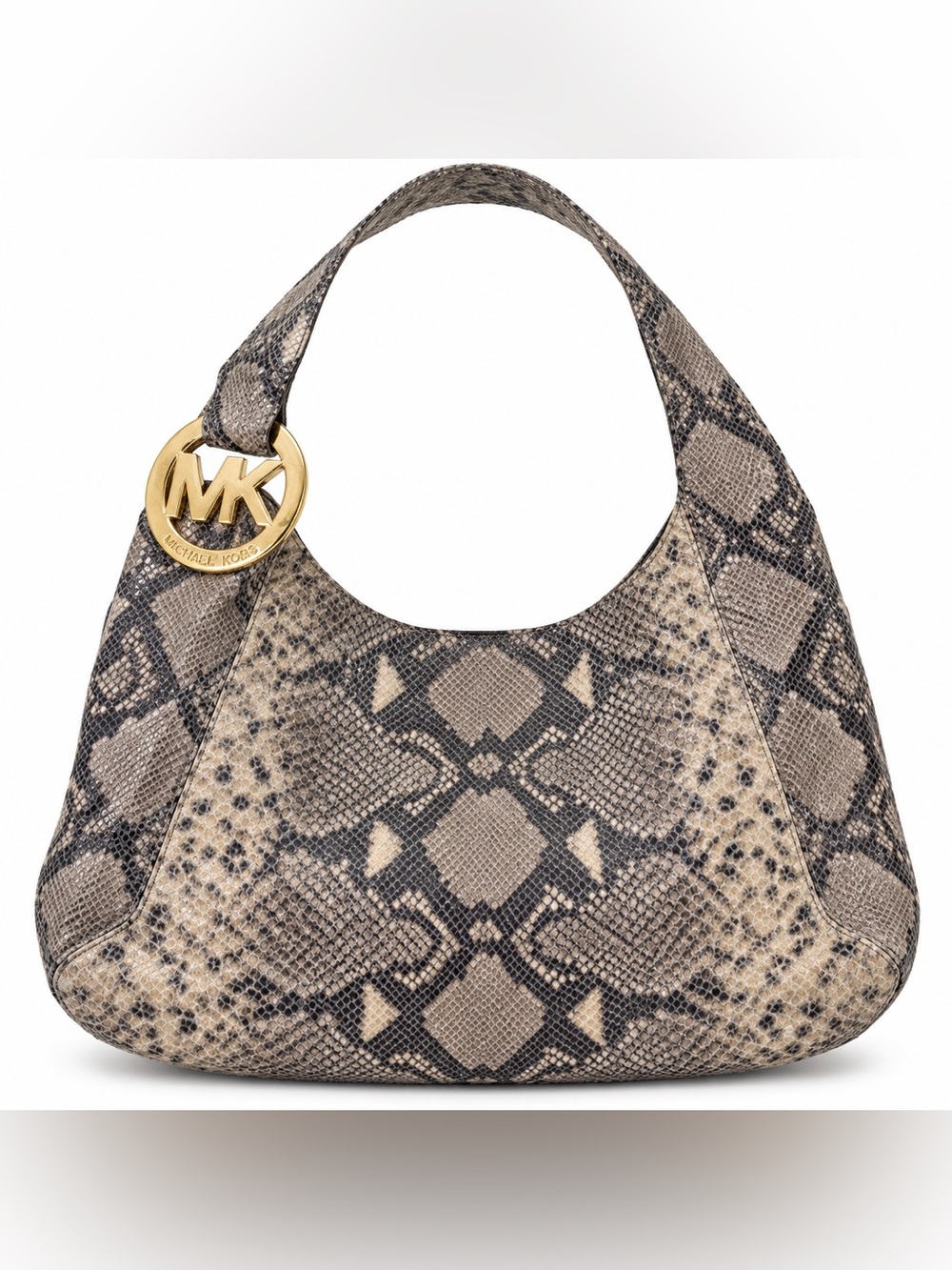 Michael kors large Snake Print large hobo bag